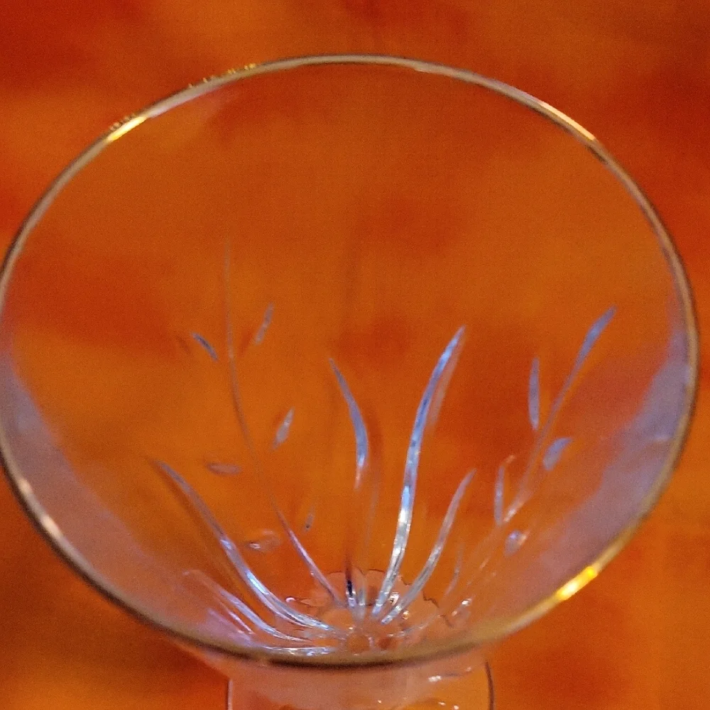 Crystal Iced Tea Goblet Cassandra by Cristal D'Argues- Durand